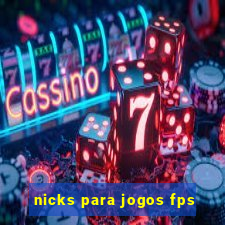 nicks para jogos fps